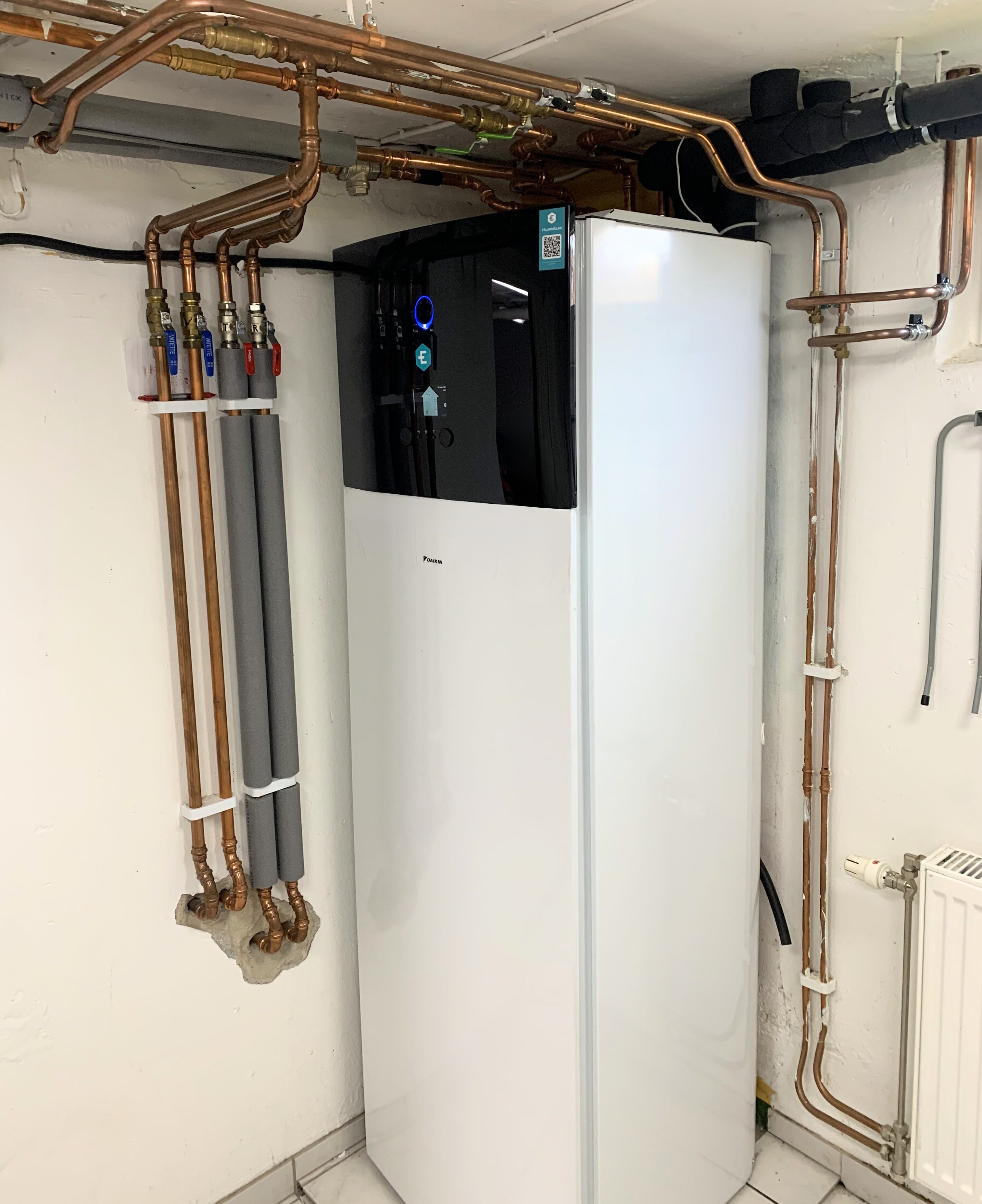 Service av Luft-vatten/Bergvärmepump