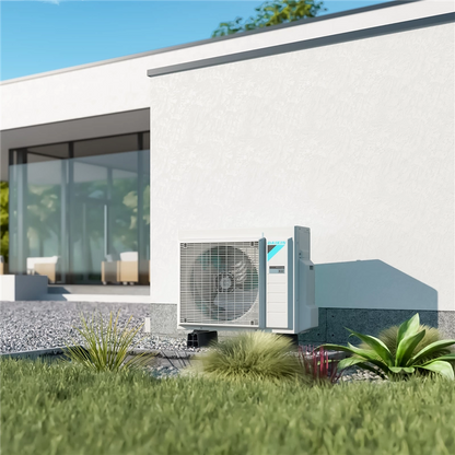 Daikin ERGA utomhusinstallation.