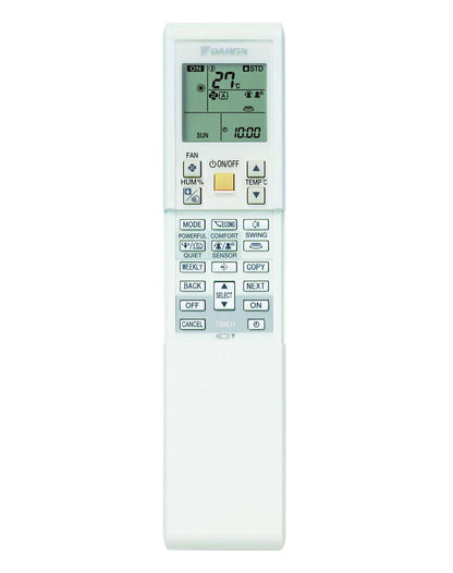 Daikin Nepura Perfera fjärrkontroll.