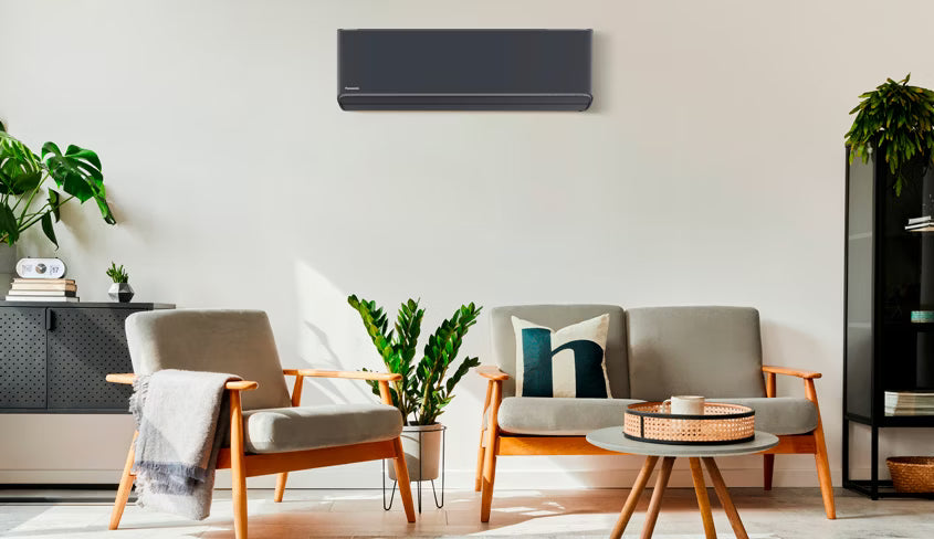 Panasonic HZ svart modell installation i villa.