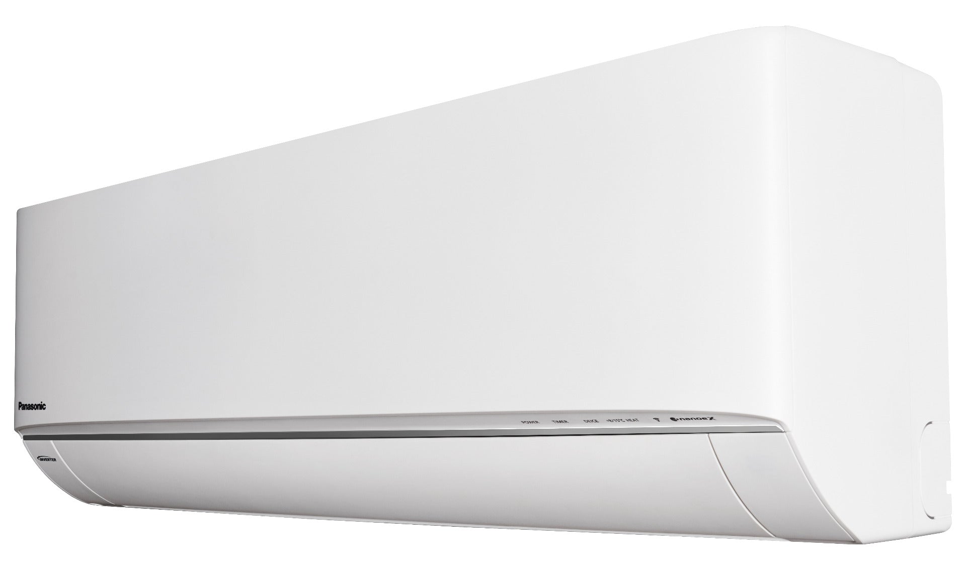 Panasonic HZ luftvärmepump vit modell med nanoe™ X-teknik som renar luften från allergener och virus.