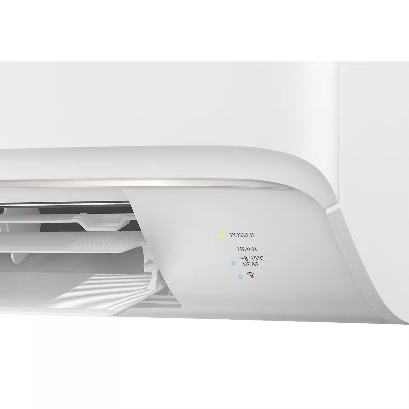 Panasonic CZ luftvärmepump inomhusdel närbild.