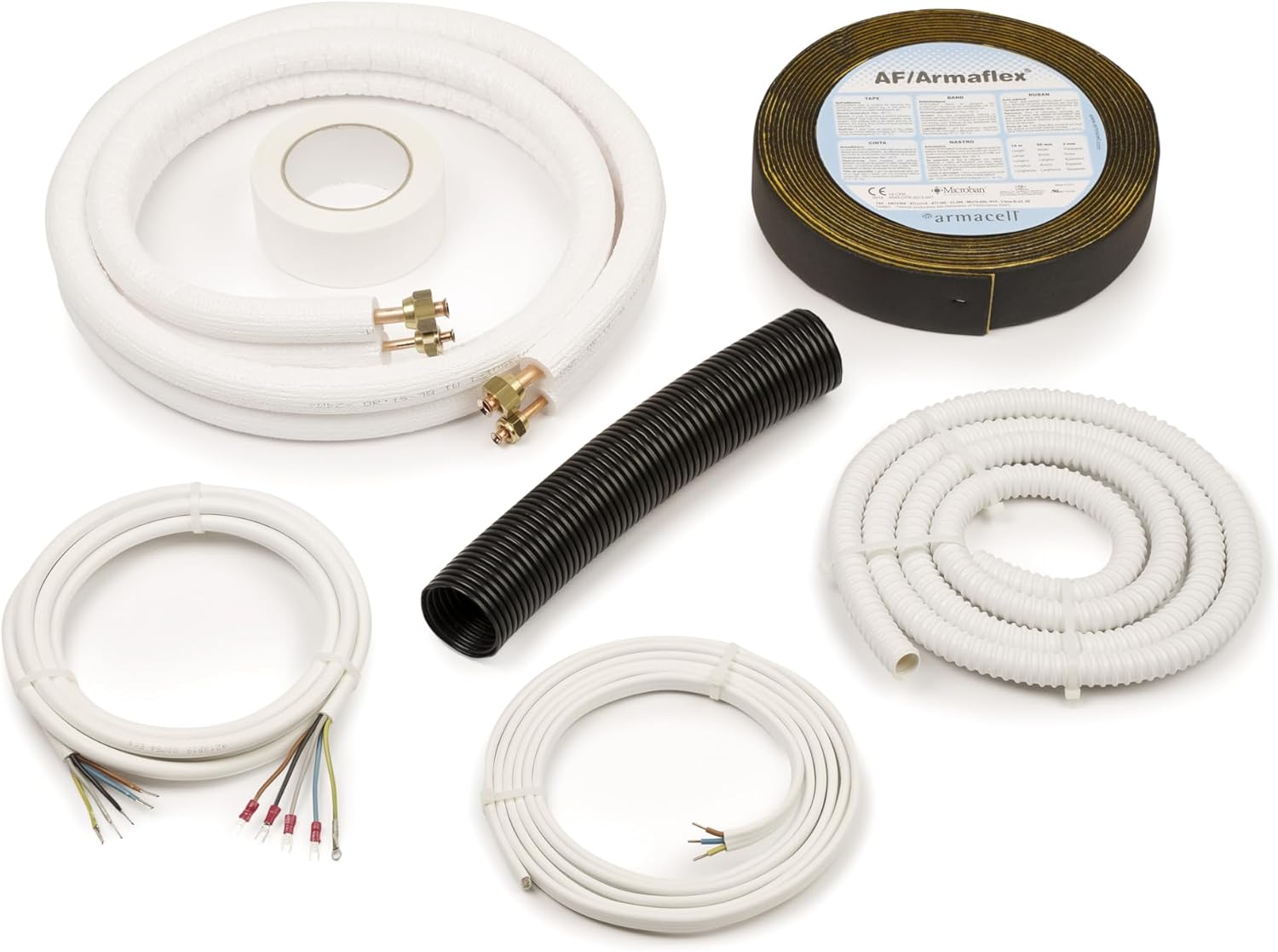 Extra rördragning luft-luftvärmepump