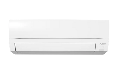 Mitsubishi Ninja luftvärmepump inomhusdel. Energieffektiv med miljövänligt R32-köldmedium.